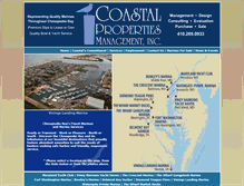 Tablet Screenshot of coastal-properties.com